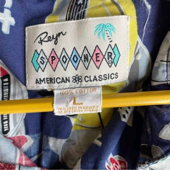 Reyn Spooner American Classics Chevy Hawaiian Shirt - Picture 4 of 8